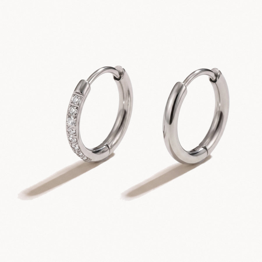 Crystal Eternity Hoops