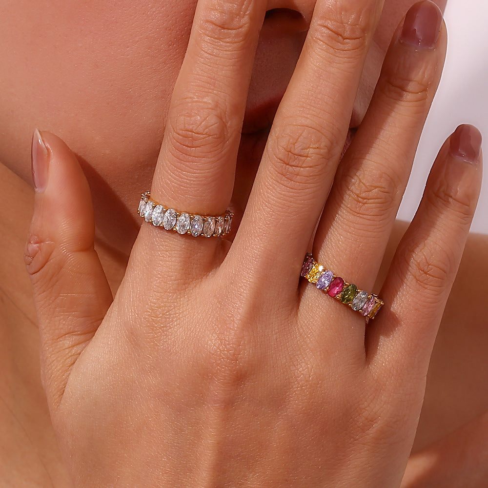 Crystal Eternity Ring-Rings-Yiyae-Yiyae