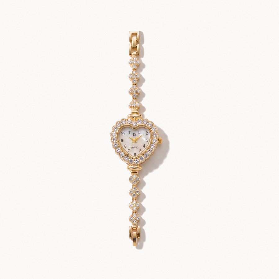 Crystal Heart Watch