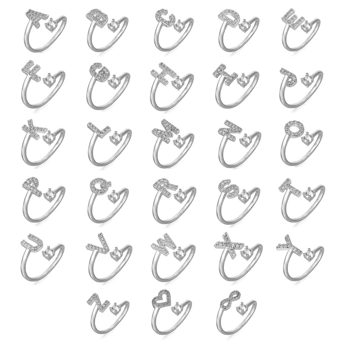 Crystal Initial Ring-Rings-Yiyae-Yiyae