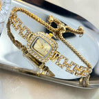 Crystal Square Watch-Watches-Yiyae-Yiyae