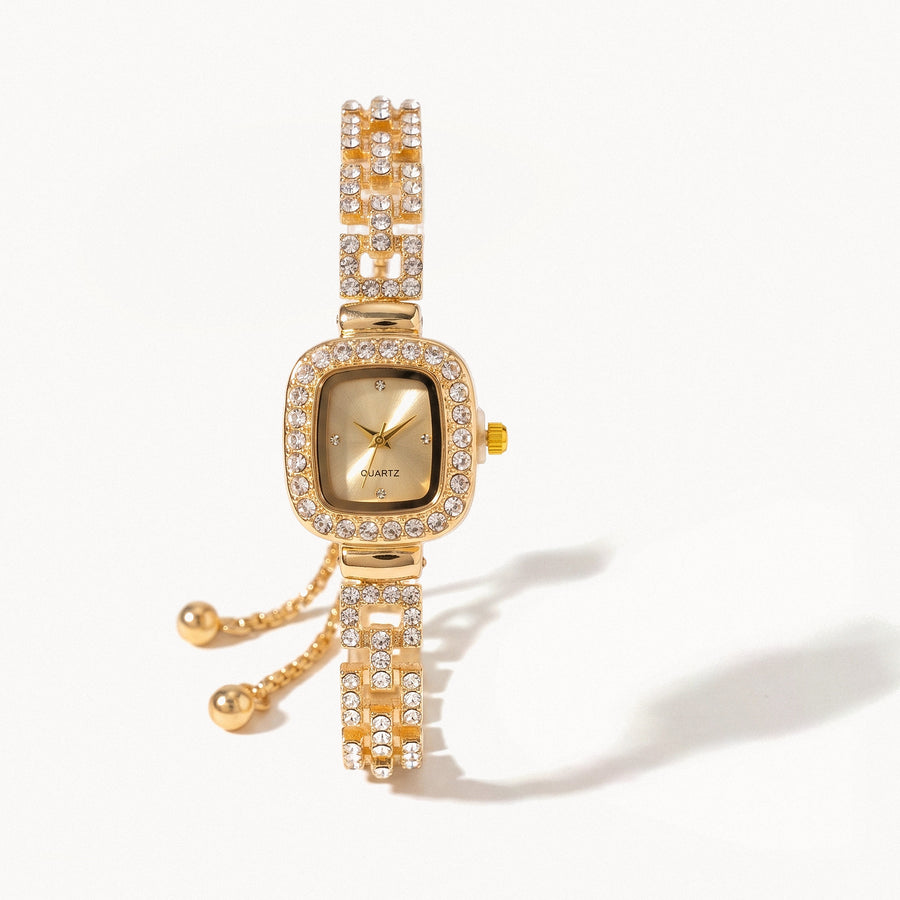 Crystal Square Watch