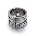 Crystal Three-Ring Set-Rings-Yiyae-Silver-5-Yiyae
