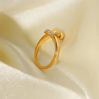 Crystal Tip Wrap Ring-Rings-Yiyae-Yiyae