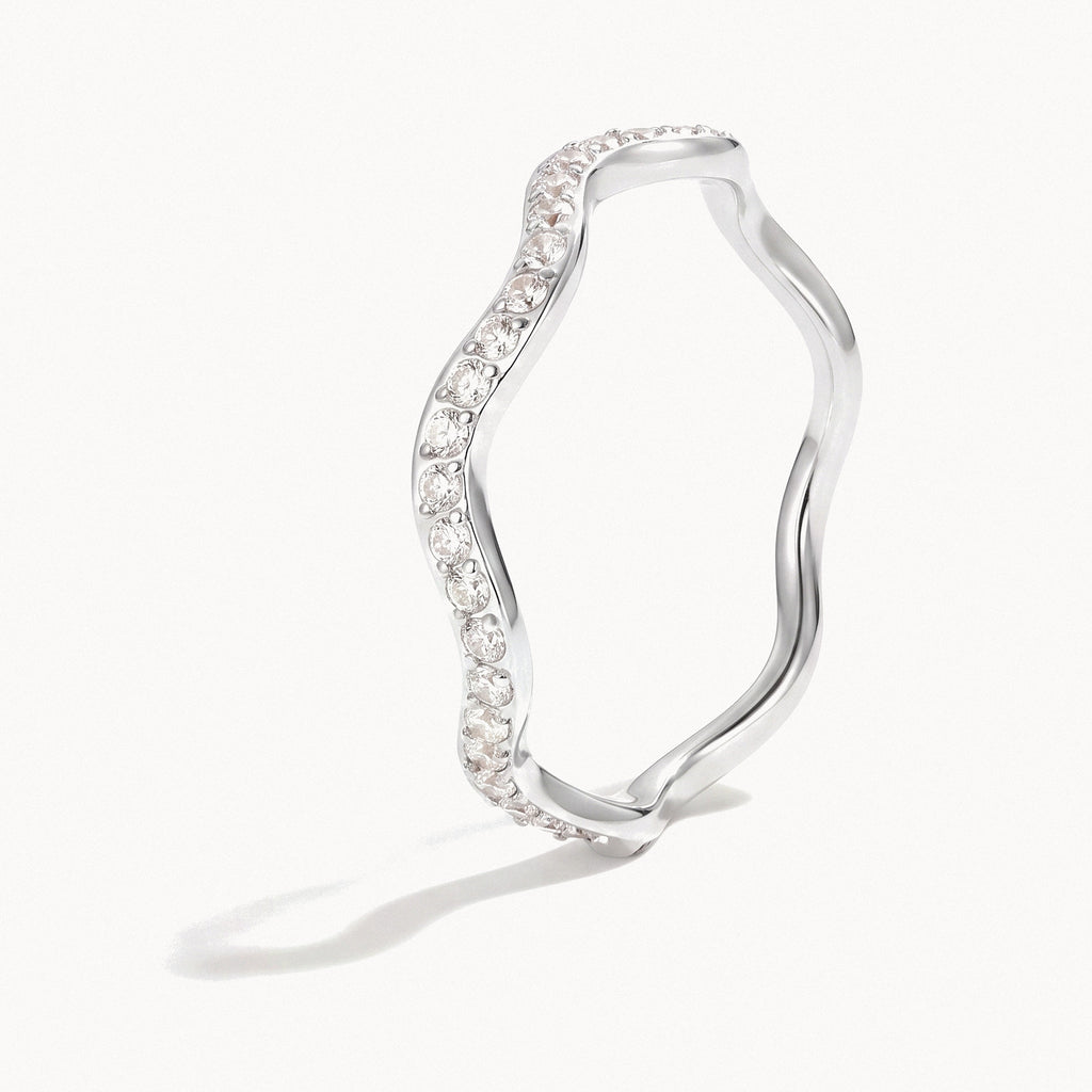 Crystal Wave Ring-Rings-Yiyae-US 6-Yiyae