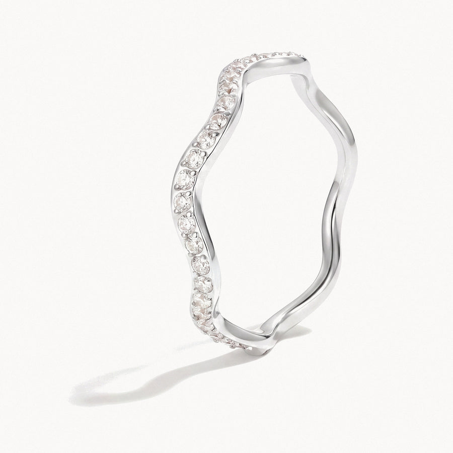 Crystal Wave Ring