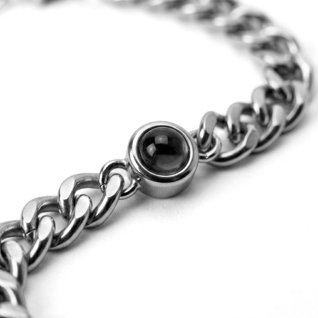 Cuban Chain Photo Bracelet-Bracelets-Yiyae-Yiyae