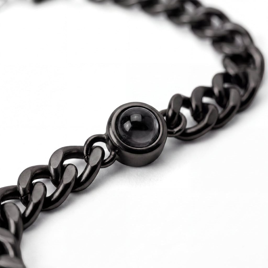 Cuban Chain Photo Bracelet-Bracelets-Yiyae-Yiyae