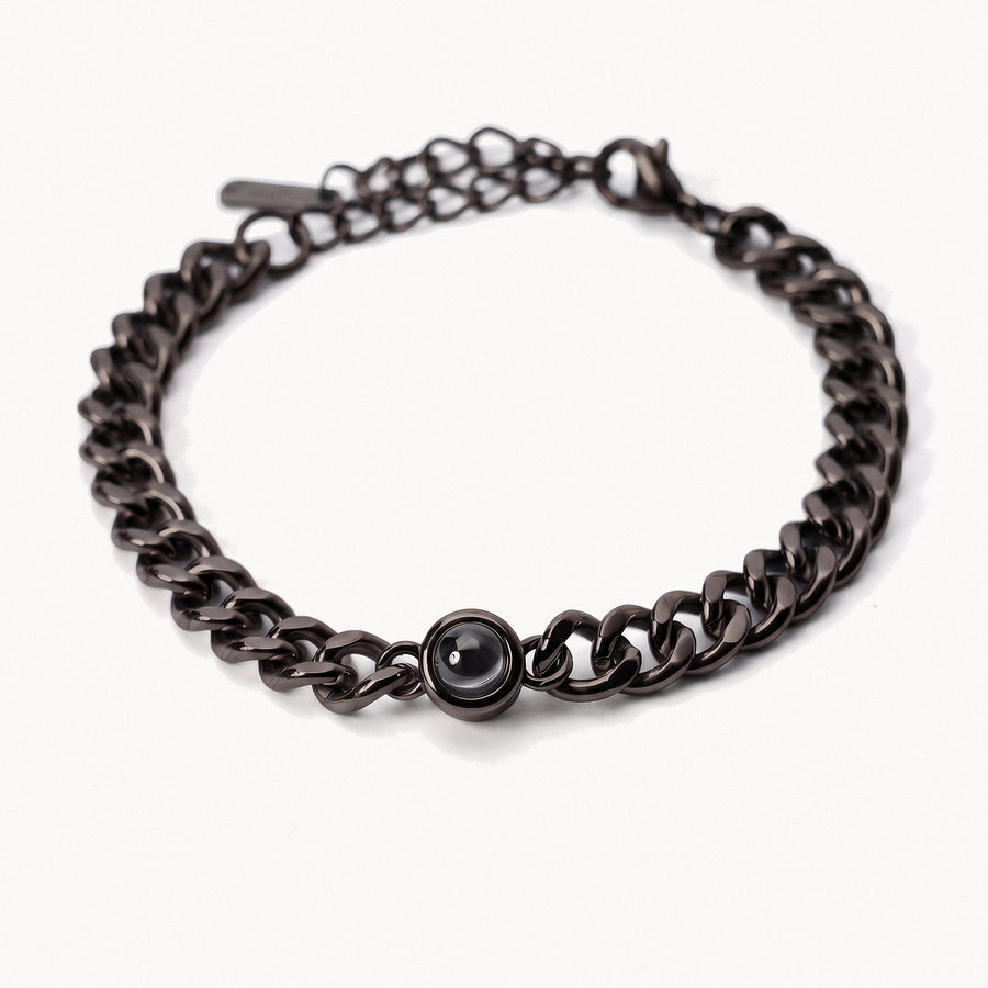 Cuban Chain Photo Bracelet