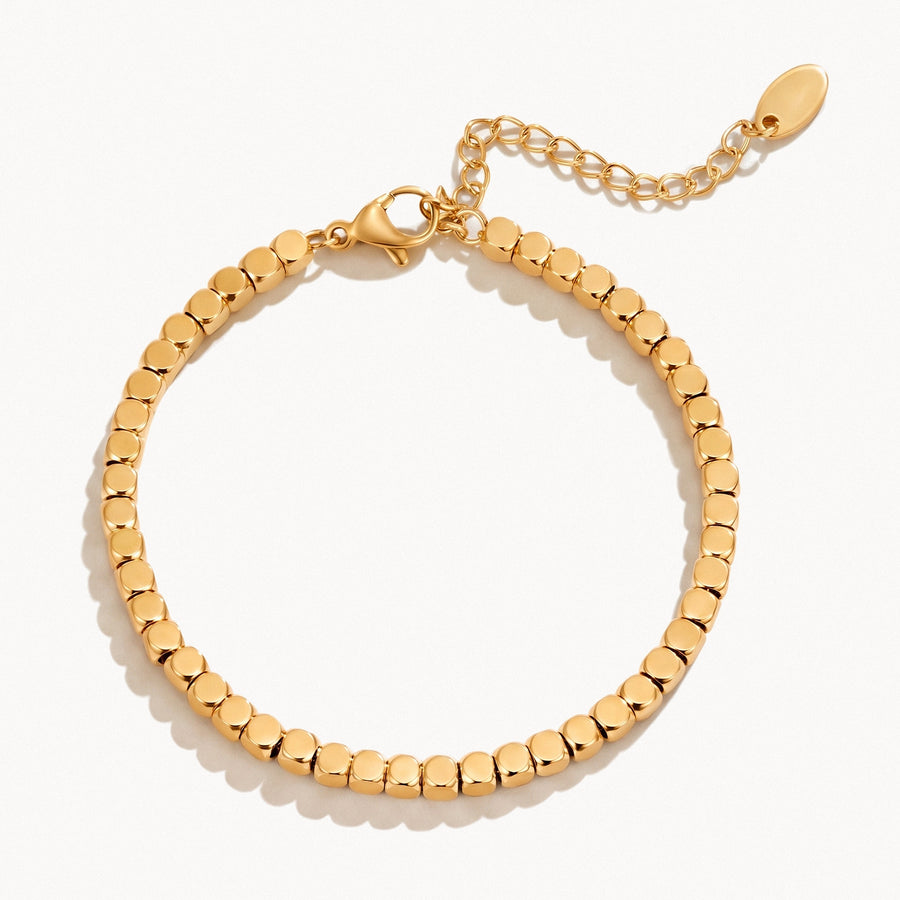 Cube Bead Bracelet