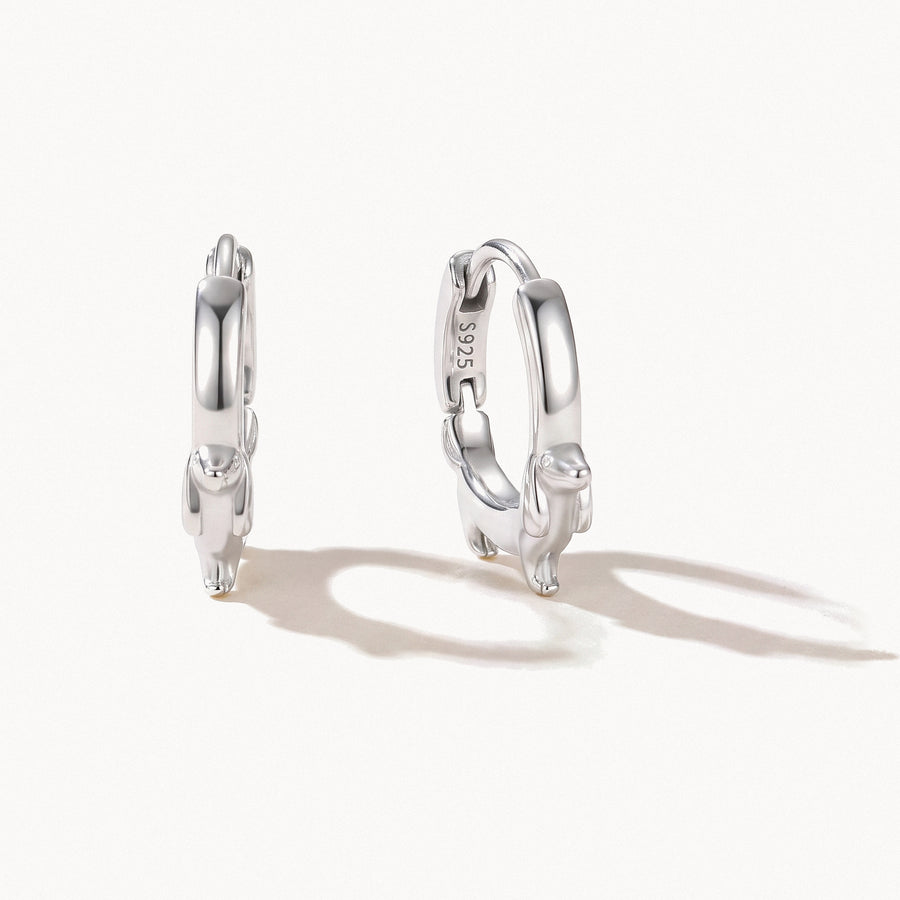Dachshund Hoop Earrings