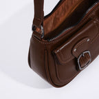 Double Buckle Shoulder Bag-Bags-Yiyae-Yiyae
