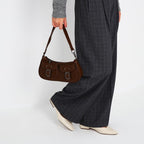Double Buckle Shoulder Bag-Bags-Yiyae-Yiyae