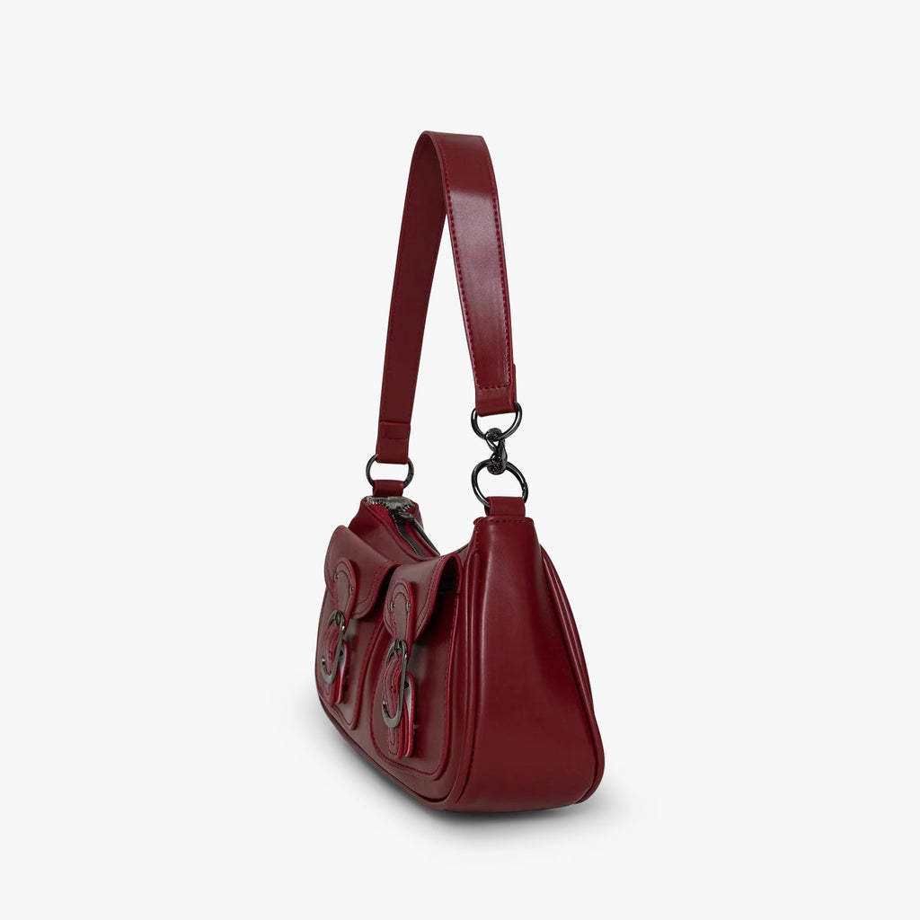 Double Buckle Shoulder Bag-Bags-Yiyae-Yiyae