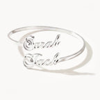 Double Name Bracelet-Bracelets-Yiyae-Silver-Yiyae