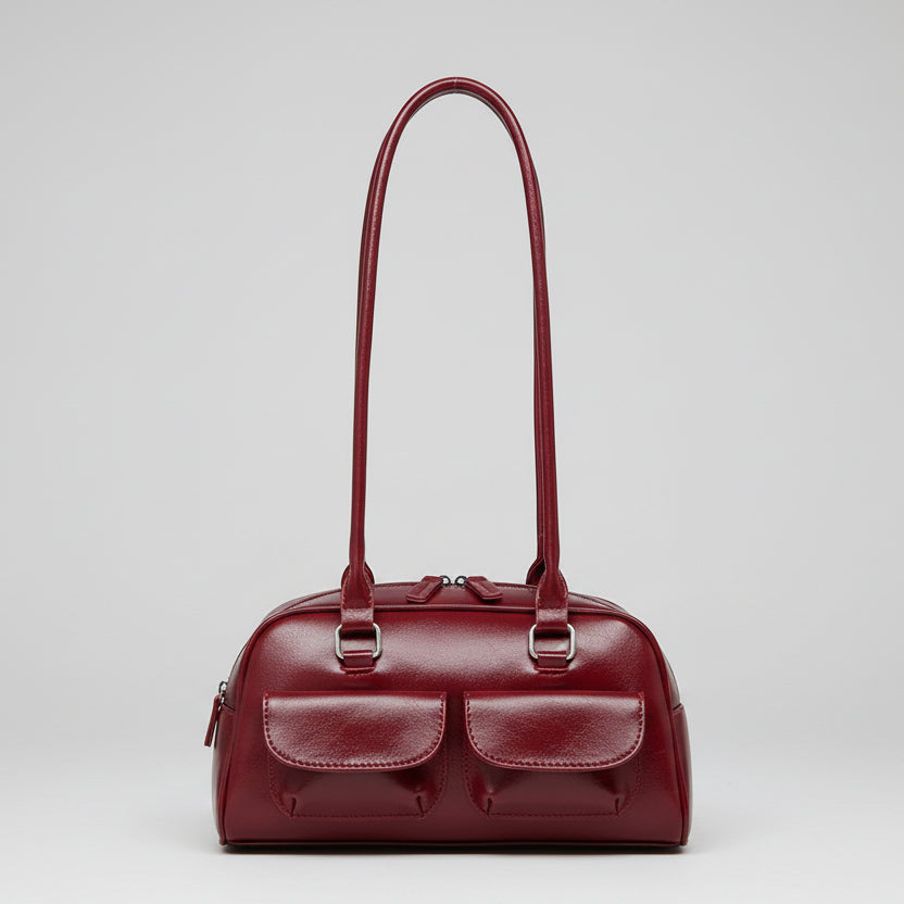 Double Pocket Shoulder Bag-Bags-Yiyae-Yiyae