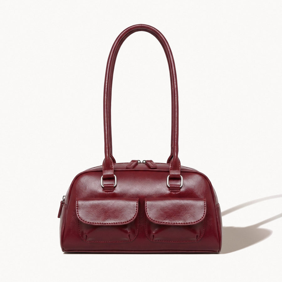 Double Pocket Shoulder Bag