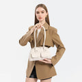 Double Pocket Shoulder Bag-Bags-Yiyae-Stockholm White-Yiyae