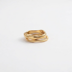 Double Wave Ring Set-Rings-Yiyae-Yiyae