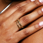 Double Wave Ring Set-Rings-Yiyae-Yiyae