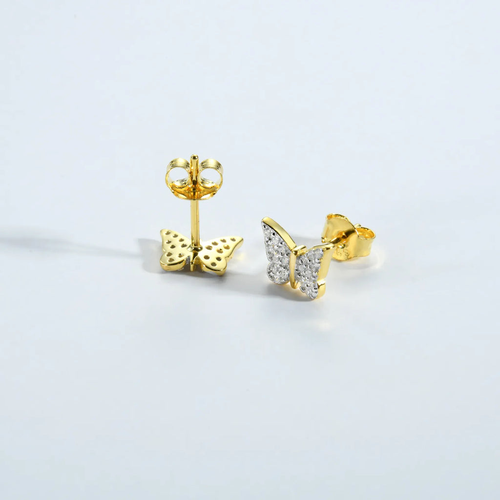 Dragonfly Stud Earrings-Earrings-Yiyae-Yiyae