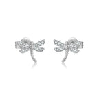 Dragonfly Stud Earrings-Earrings-Yiyae-Yiyae