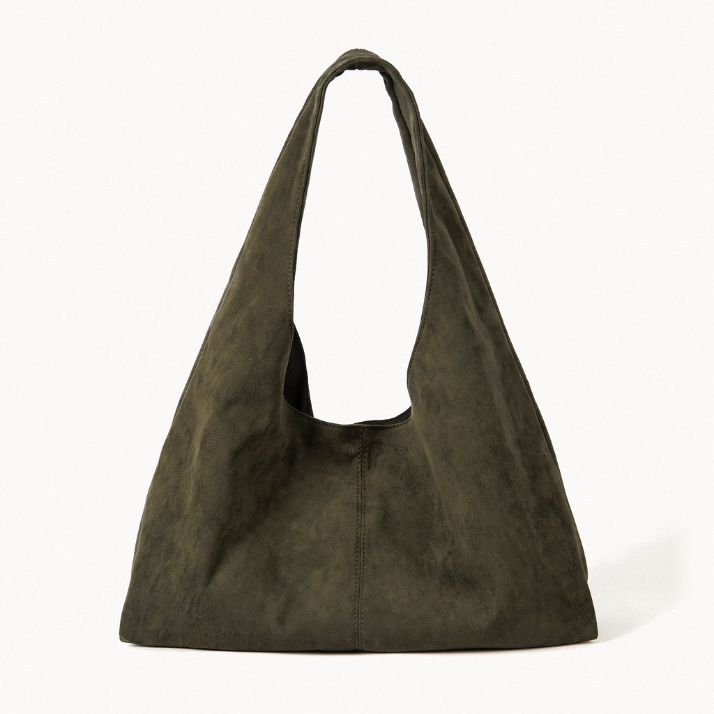 Faux Suede Hobo Bag-Bags-Yiyae-Green-Yiyae