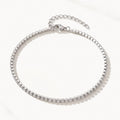 Fine Crystal Tennis Anklet-Anklets-Yiyae-2mm-Yiyae