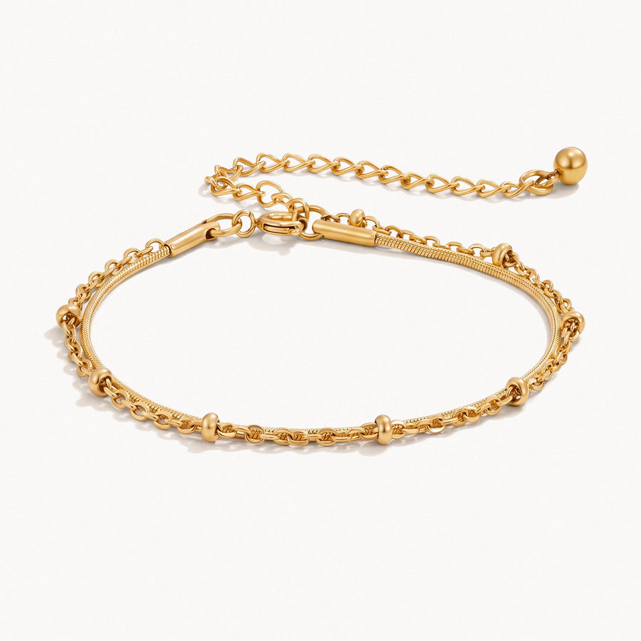 Fine Layered Chain Bracelet