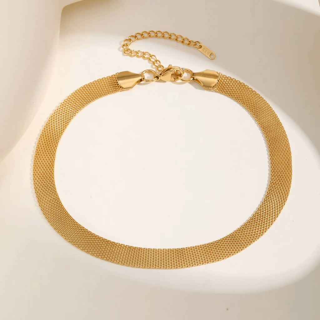 Fine Mesh Choker-Necklaces-Yiyae-Yiyae