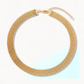 Fine Mesh Choker-Necklaces-Yiyae-Gold-Yiyae