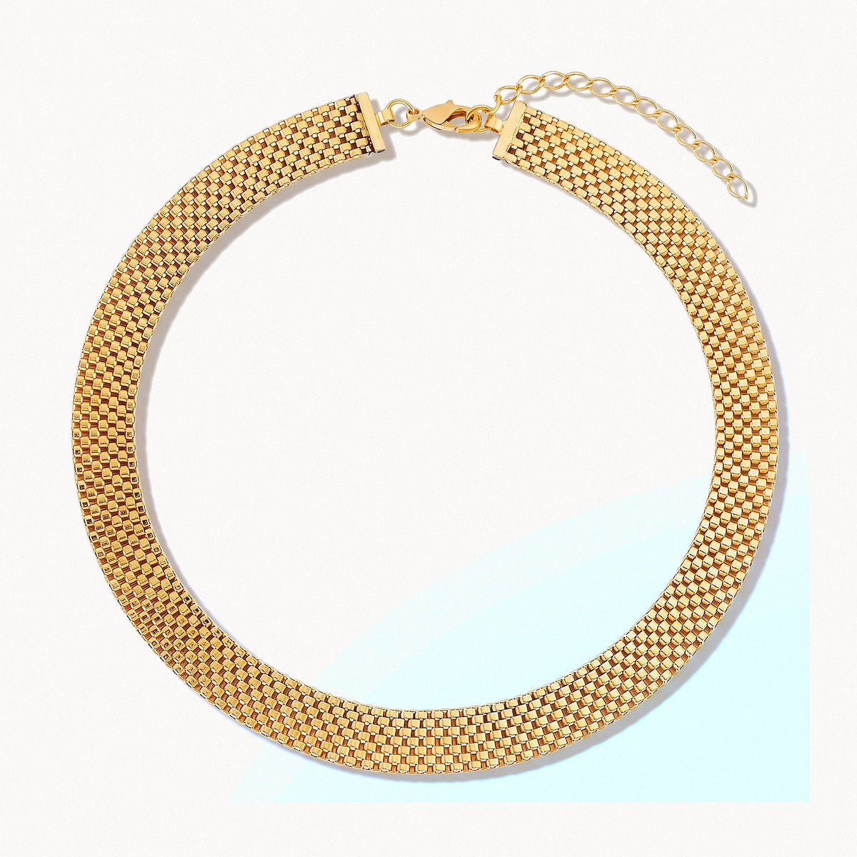 Fine Mesh Choker-Necklaces-Yiyae-Gold-Yiyae