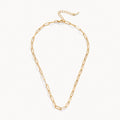 Fine Paperclip Necklace-Necklaces-Yiyae-18K Gold-Yiyae