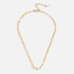 Fine Paperclip Necklace-Necklaces-Yiyae-Yiyae