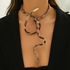 Flexible Snake Necklace-Necklaces-Yiyae-Yiyae