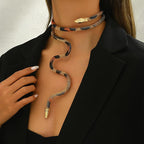 Flexible Snake Necklace-Necklaces-Yiyae-Yiyae