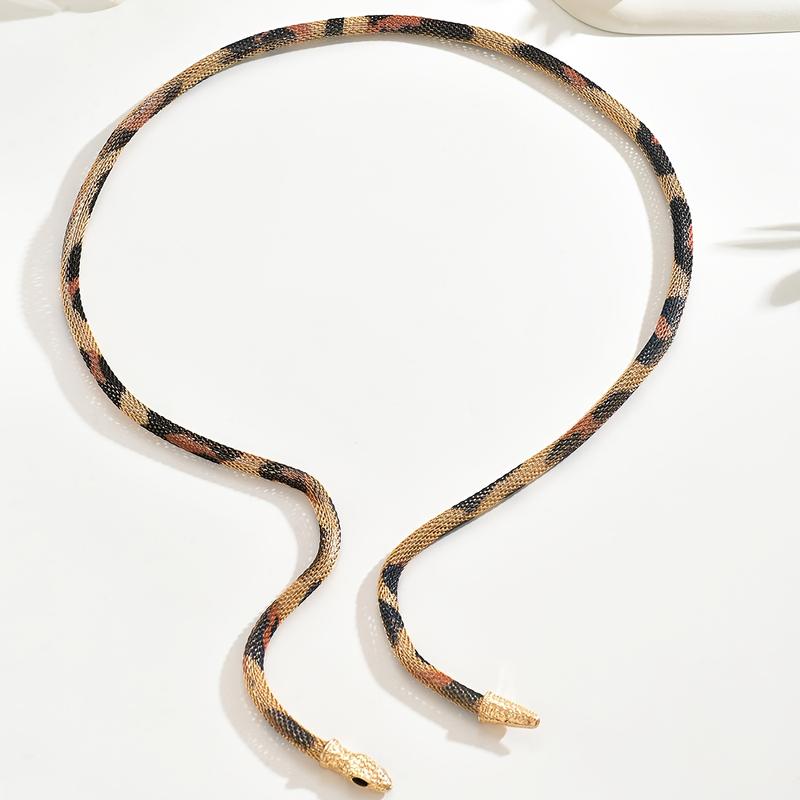 Flexible Snake Necklace-Necklaces-Yiyae-Yiyae