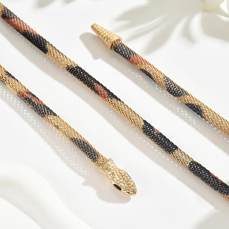Flexible Snake Necklace-Necklaces-Yiyae-Yiyae