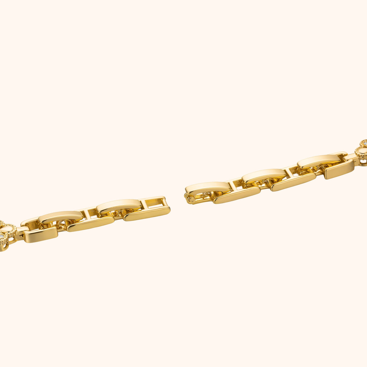 Floral Link Bracelet Watch-Watches-Yiyae-Yiyae