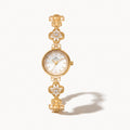 Floral Link Bracelet Watch-Watches-Yiyae-Gold-Yiyae