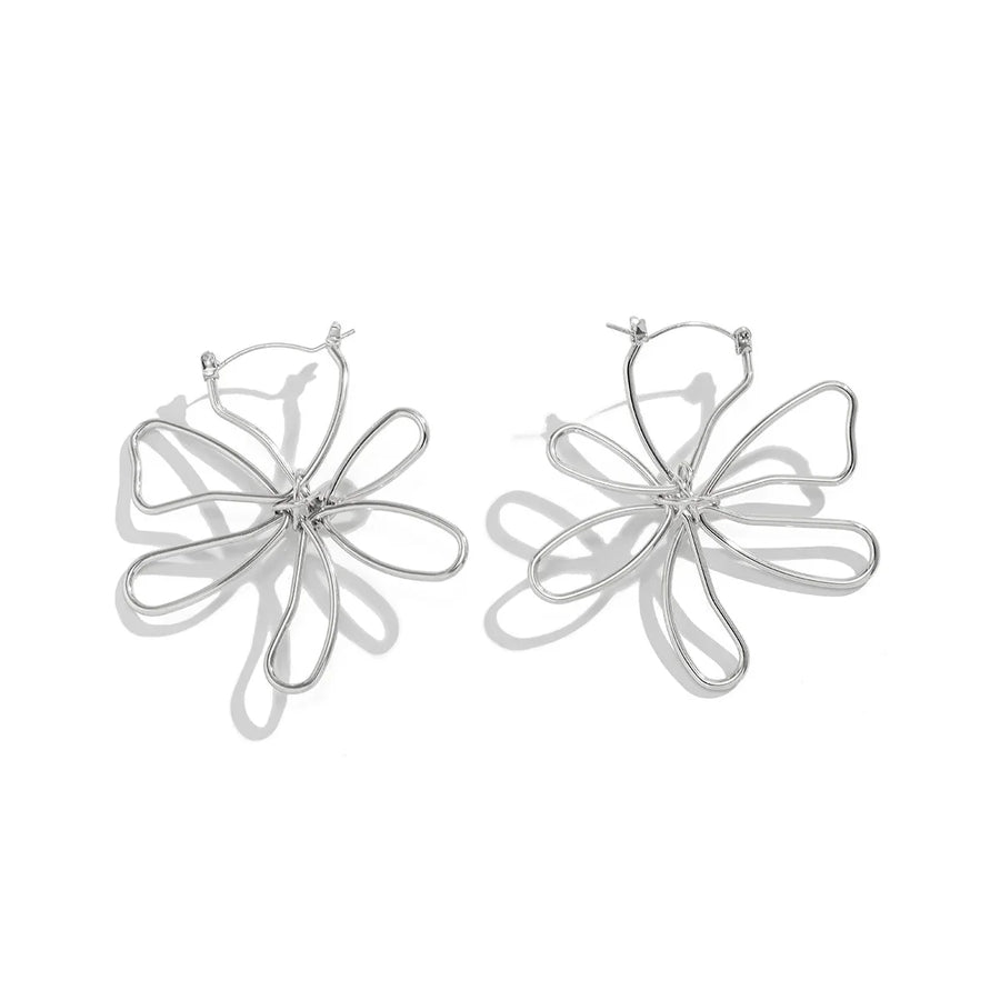 Floral Outline Earrings
