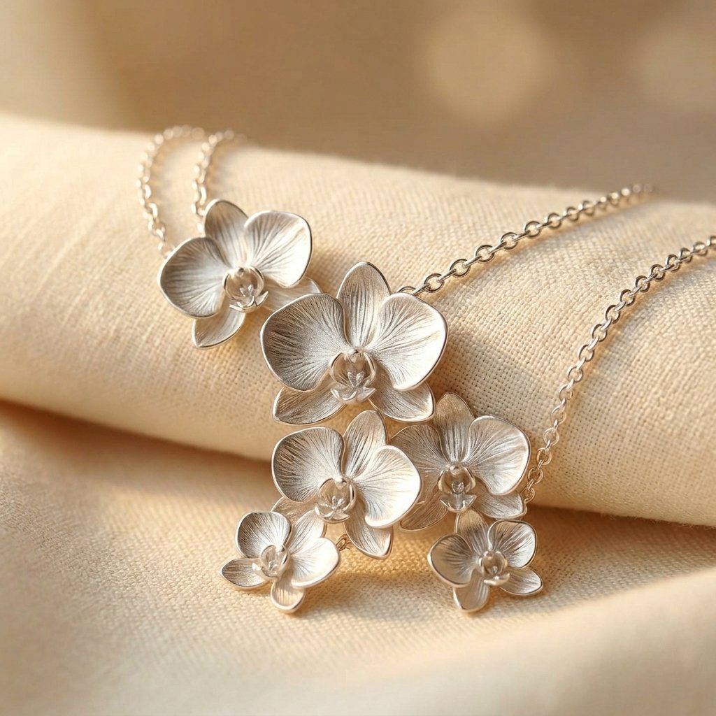 Floral Statement Necklace-Necklaces-Yiyae-Yiyae
