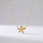 Flower Bead Necklace-Necklaces-Yiyae-Yiyae