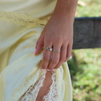 Flower Crystal Ring-Rings-Yiyae-Yiyae