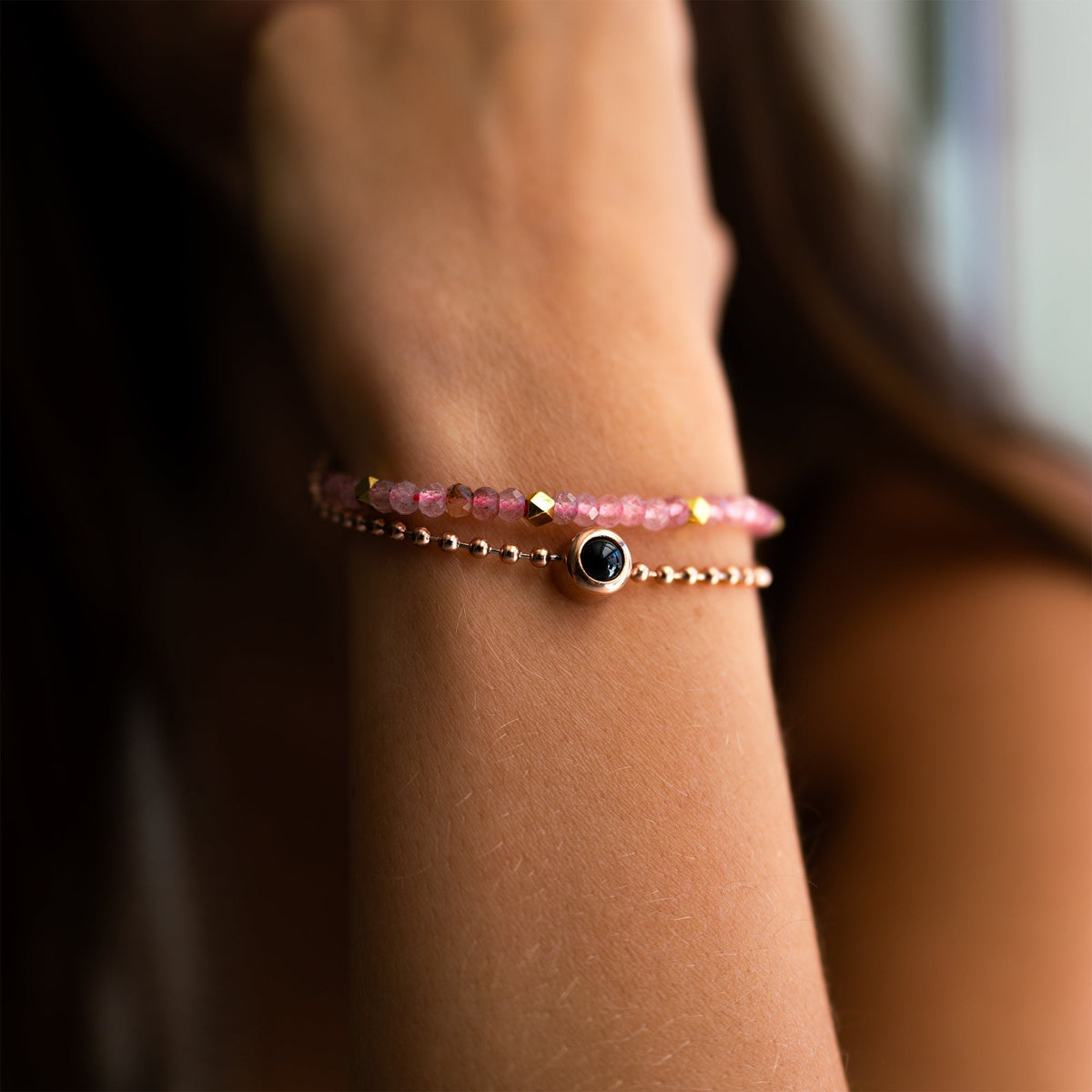 Gemstone Photo Bracelet-Bracelets-Yiyae-Yiyae