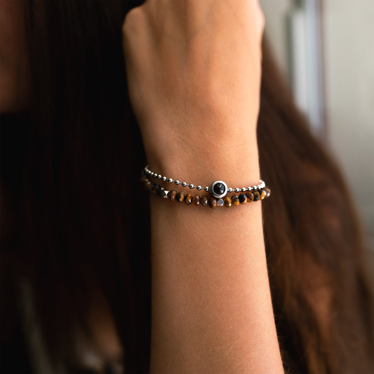 Gemstone Photo Bracelet-Bracelets-Yiyae-Yiyae