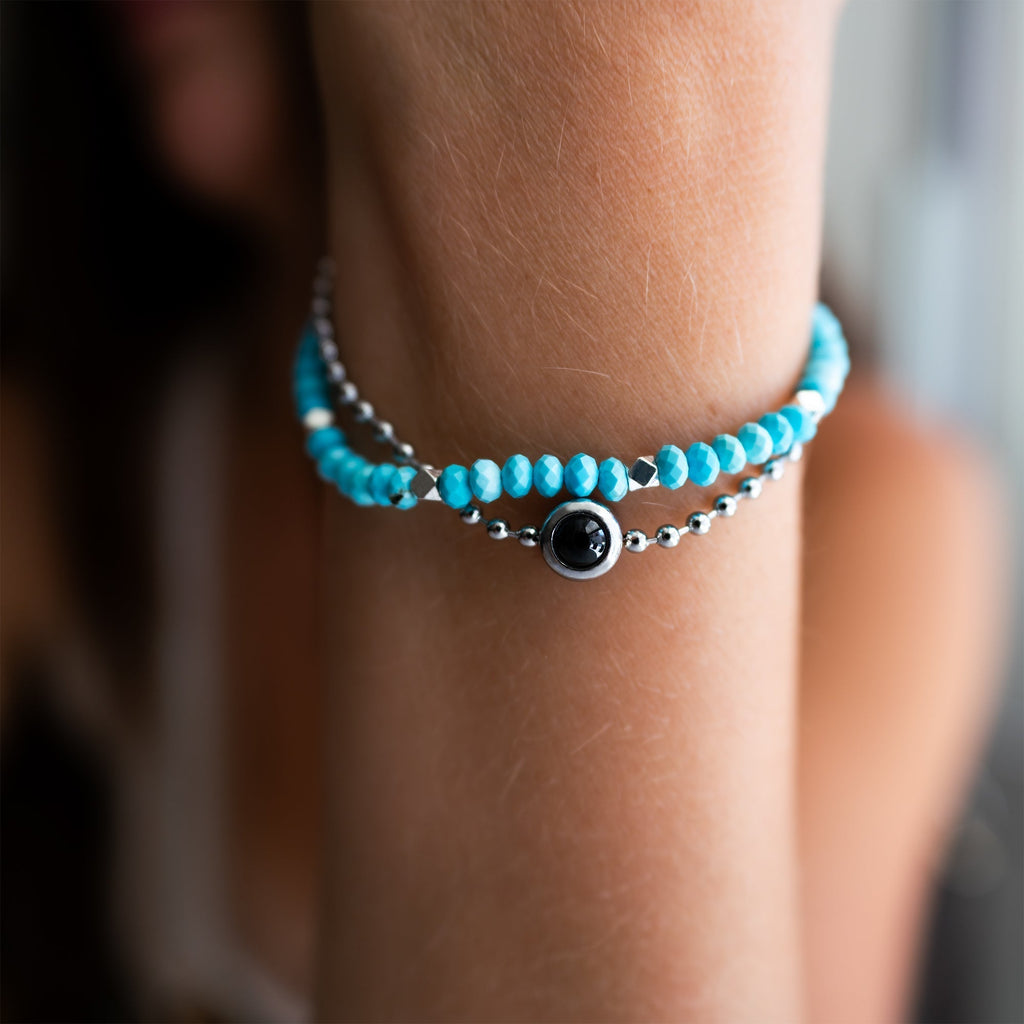 Gemstone Photo Bracelet-Bracelets-Yiyae-Yiyae