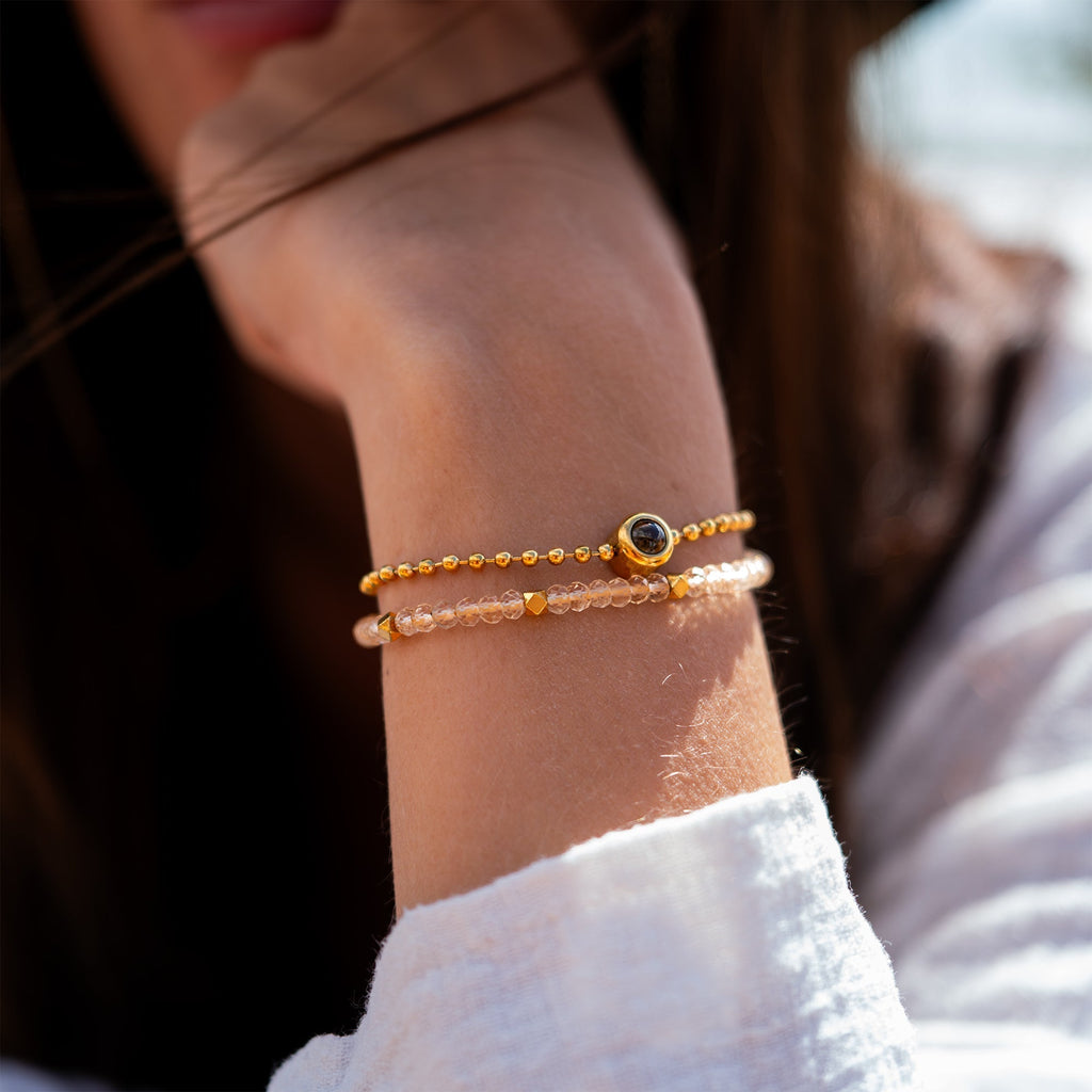 Gemstone Photo Bracelet-Bracelets-Yiyae-Yiyae