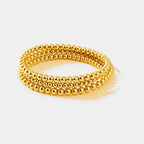 Gold Beaded Stretch Bracelet - Bracelets - Yiyae - foto 2