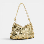 Gold Sequin Shoulder Bag-Bags-Yiyae-Yiyae